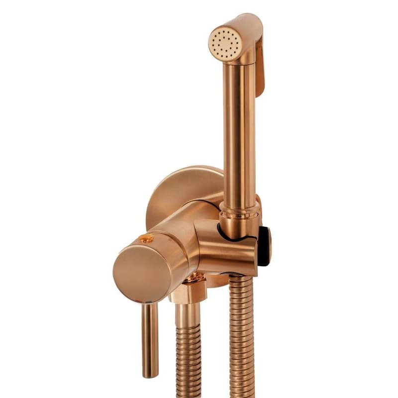 REA - Podomietková bidetová batéria LUNGO LOOP Copper Brush REA-B6314 2
