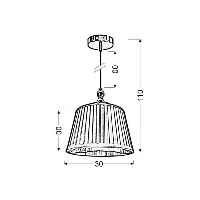Závesná lampa AMORE Candellux 3