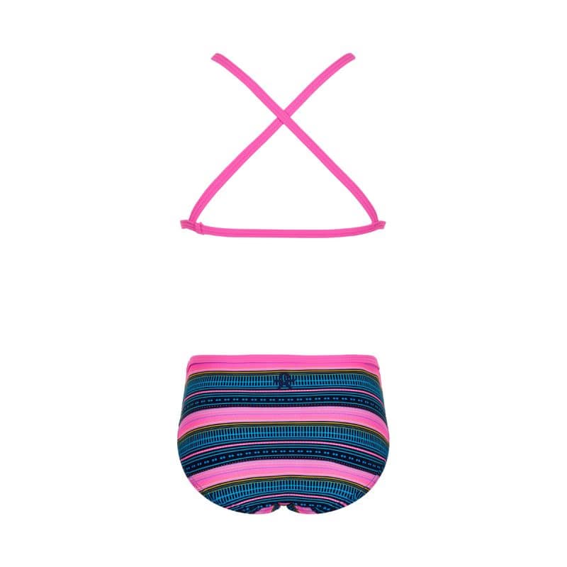 Dievčenské plavky COLOR KIDS Bikini AOP UPF 40+ Sugar Pink 2
