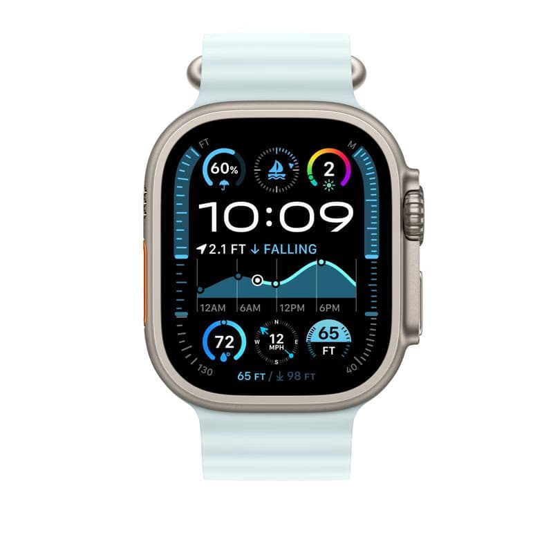 Watch Acc/49/Ice Blue Ocean Band Ext-Natur.Titan 3