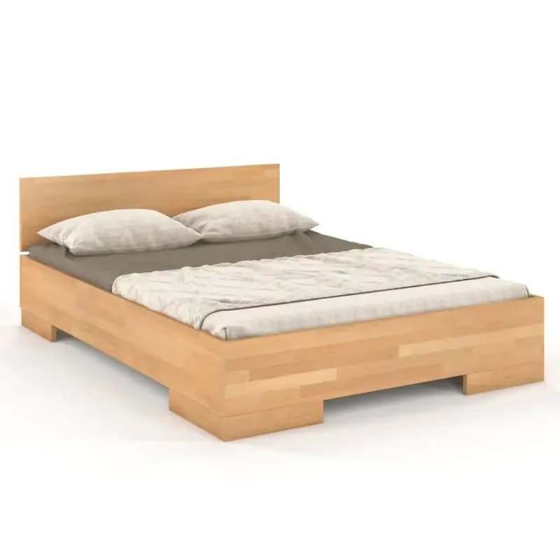 Posteľ buková Skandica Spectrum Maxi 160x200 prírodná 1