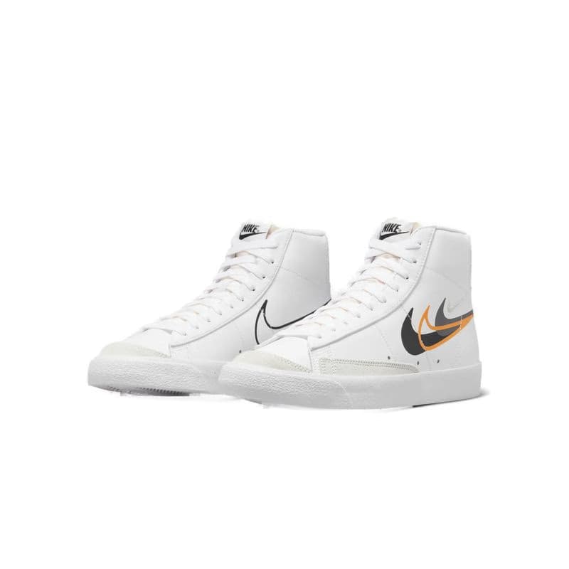 Pánska vychádzková obuv NIKE Blazer Mid 77 white bright mandarin medium ash black 3