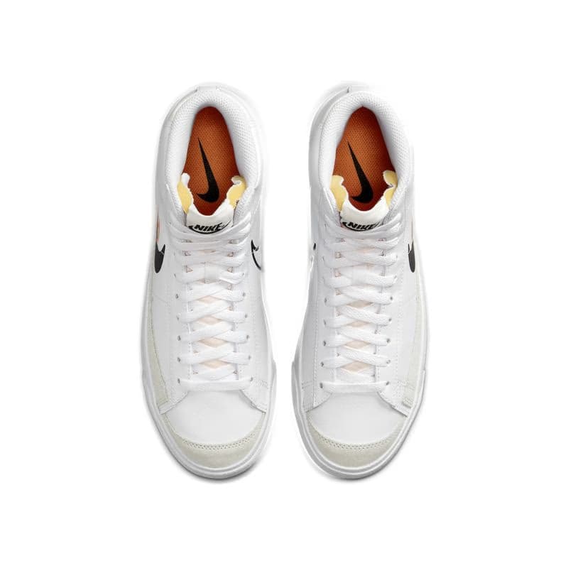 Pánska vychádzková obuv NIKE Blazer Mid 77 white bright mandarin medium ash black 4