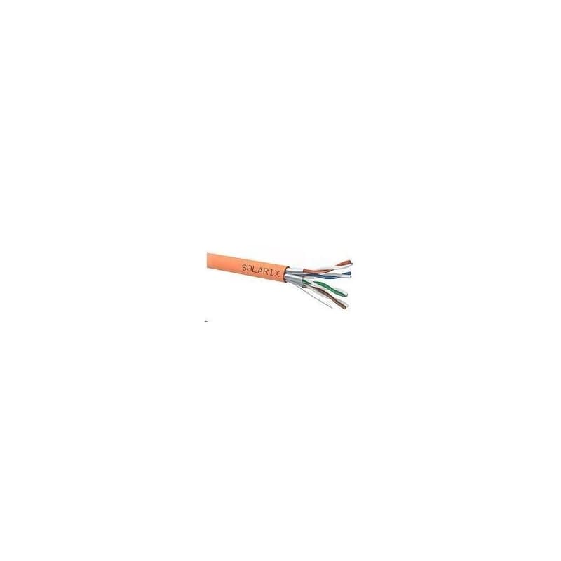 Inštalačný kábel Solarix STP, Cat6A, drôt, LSOH B2ca, cievka 500m SXKD-6A-STP-LSOH-B2ca 1