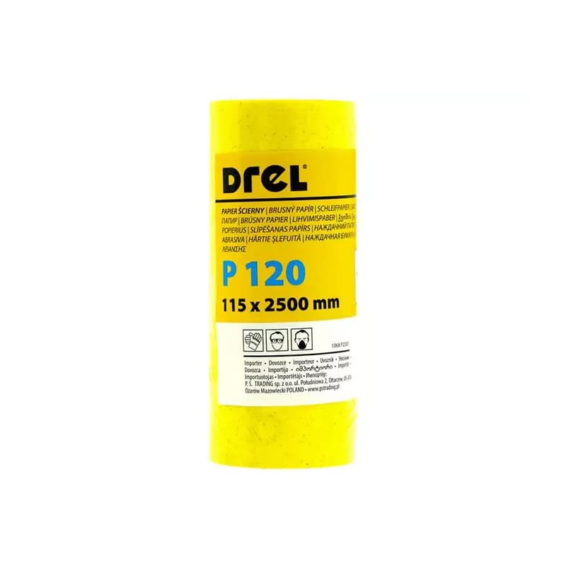 DREL Brúsny papier na kotúči 115mm x 2,5m P150 CON-MRY-1115