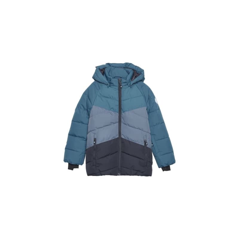 Chlapčenská lyžiarska bunda COLOR KIDS Ski Jacket - Colorblock -Quilt, legion blue 1