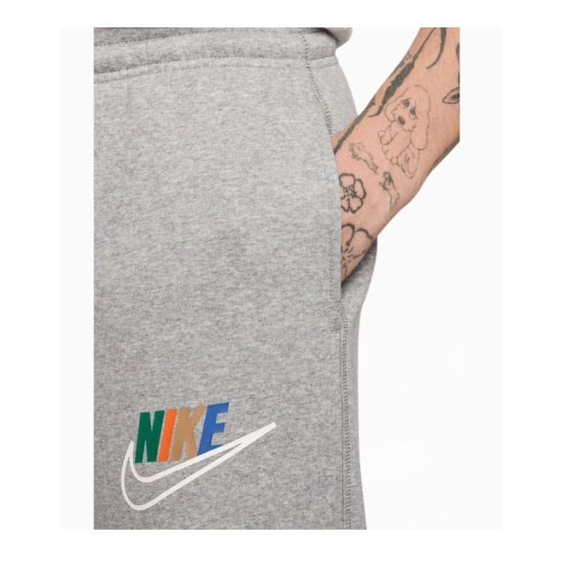 Pánske tepláky NIKE M NK CLUB BB OH PNT FTURA BLCK-063 DK GREY HEATHER SMOKE GRY 4