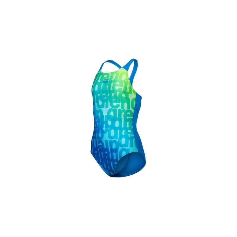Dievčenské plavecké jednodielne plavky ARENA GIRLS MULTI COLOURS SWIMSUIT V BACK