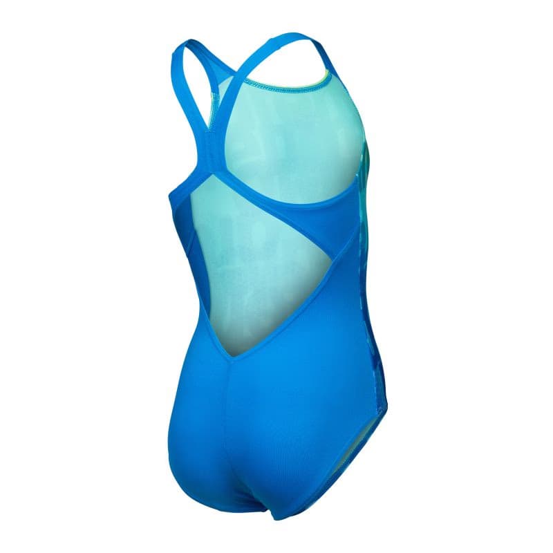 Dievčenské plavecké jednodielne plavky ARENA GIRLS MULTI COLOURS SWIMSUIT V BACK 3