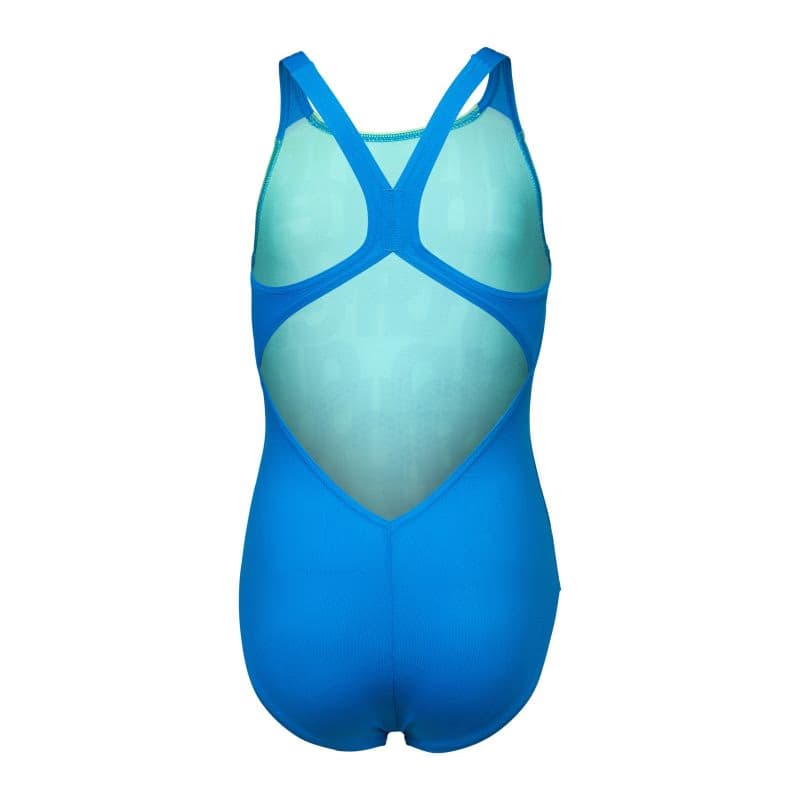 Dievčenské plavecké jednodielne plavky ARENA GIRLS MULTI COLOURS SWIMSUIT V BACK 4