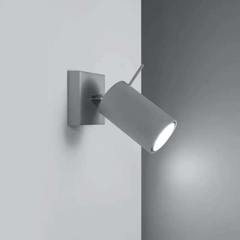 Nástenná lampa Oregon 1 sivá 1