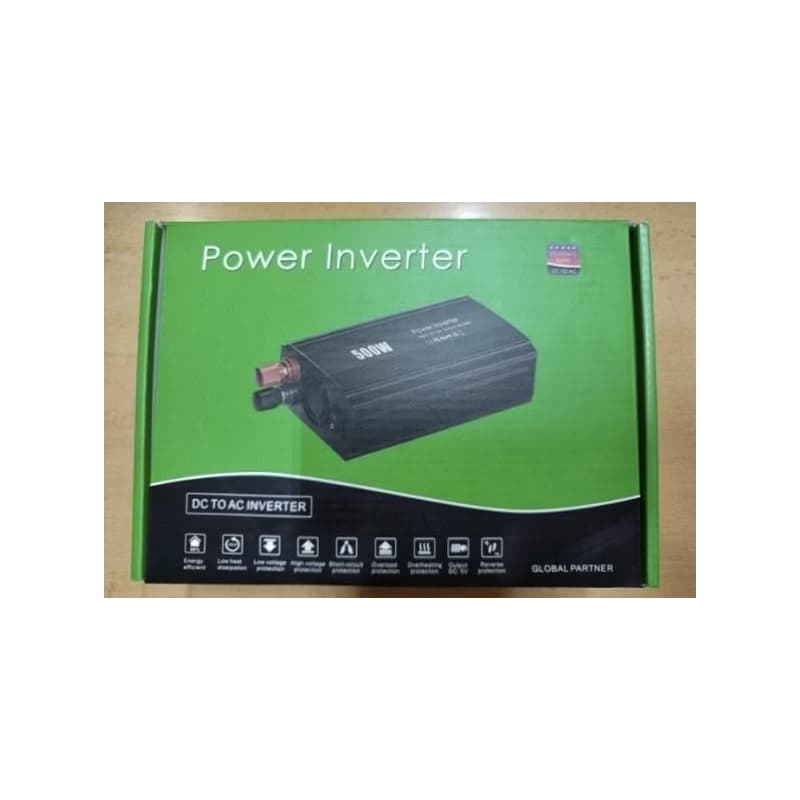EUROCASE menič napätia DY-8109-12, AC/DC 12V/230V, 500W, USB 2