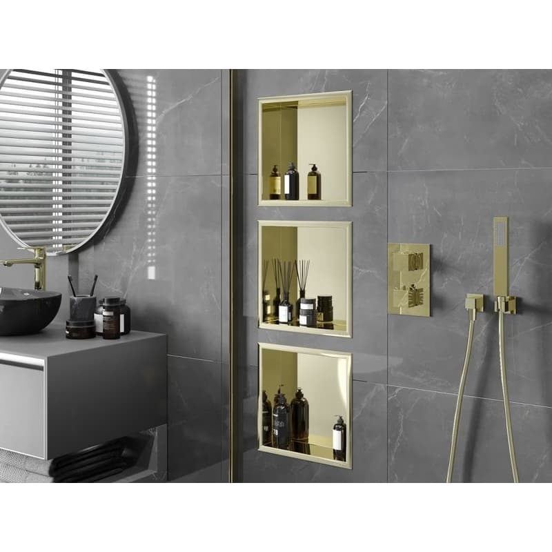 MEXEN - X-Wall-R modul pre vstavanie do steny 30 x 30, zlatá 1950303010 4