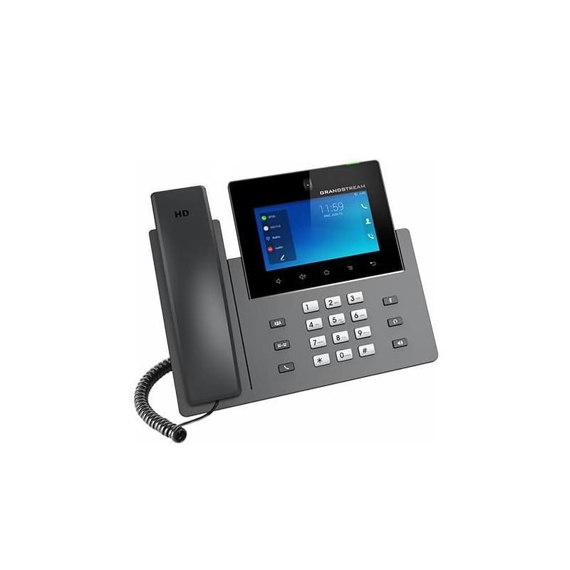 Grandstream GXV3450 SIP video telefón, 5" IPS bar.dot.displ., 16 SIP účty, Android11, WiFi, BT, PoE+ 2