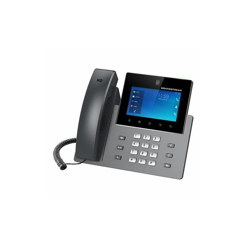 Grandstream GXV3450 SIP video telefón, 5" IPS bar.dot.displ., 16 SIP účty, Android11, WiFi, BT, PoE+ 3