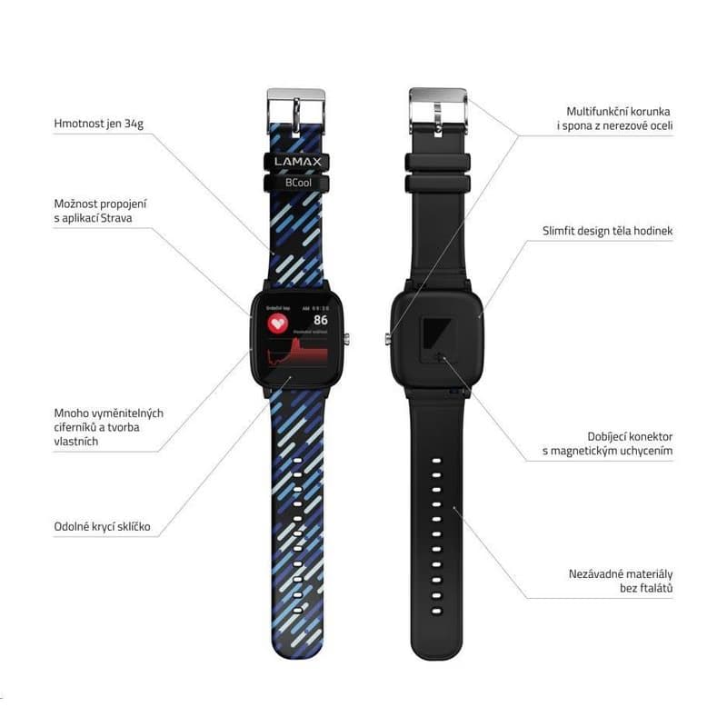 LAMAX BCool Black - šikovné hodinky pre deti 5