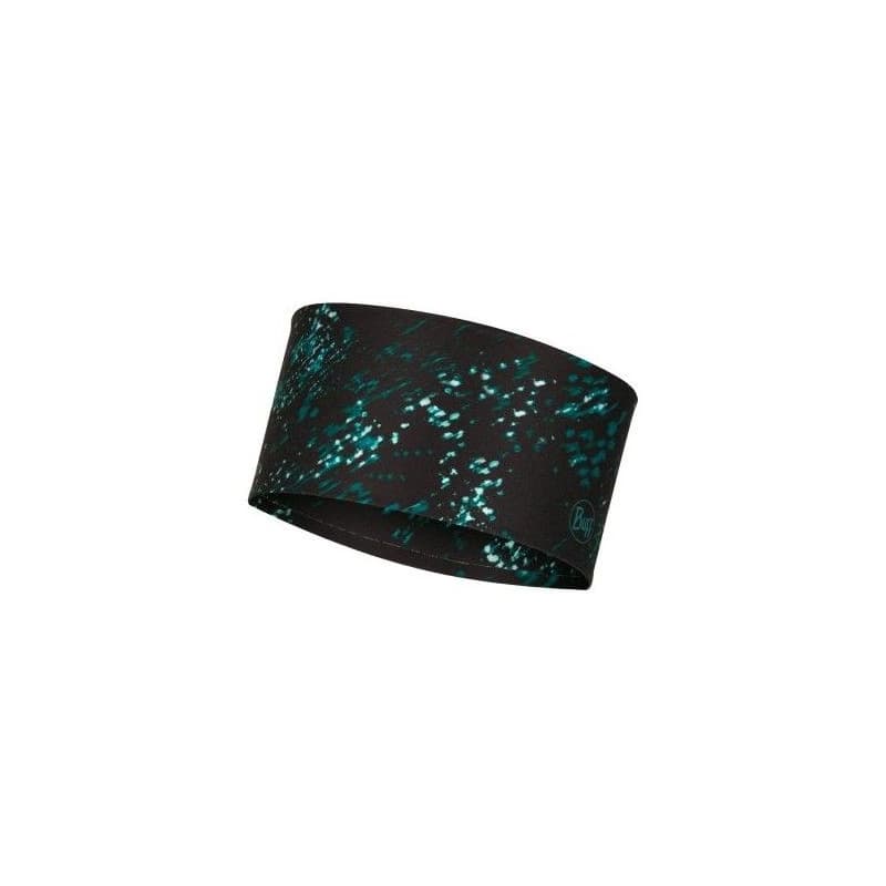 Čelenka BUFF COOLNET UV® WIDE HEADBAND SPECKLE BLACK