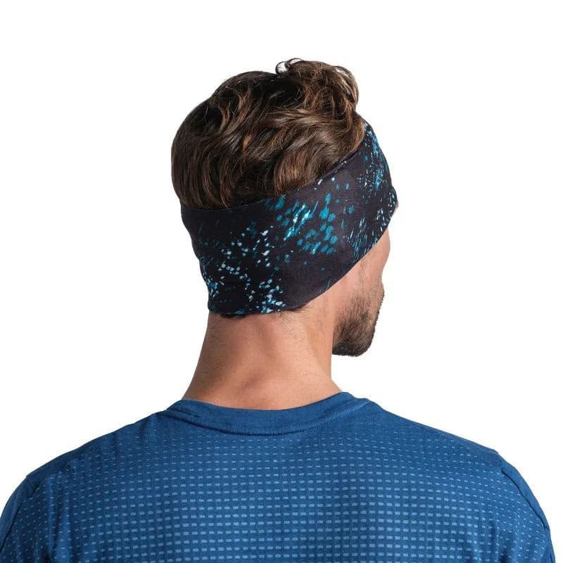 Čelenka BUFF COOLNET UV® WIDE HEADBAND SPECKLE BLACK 4