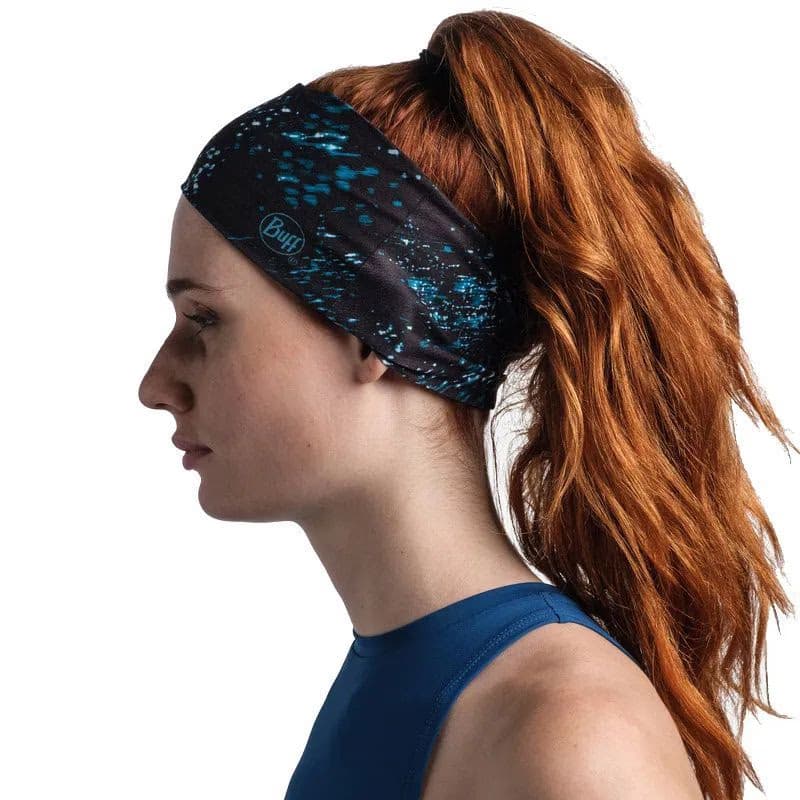 Čelenka BUFF COOLNET UV® WIDE HEADBAND SPECKLE BLACK 5
