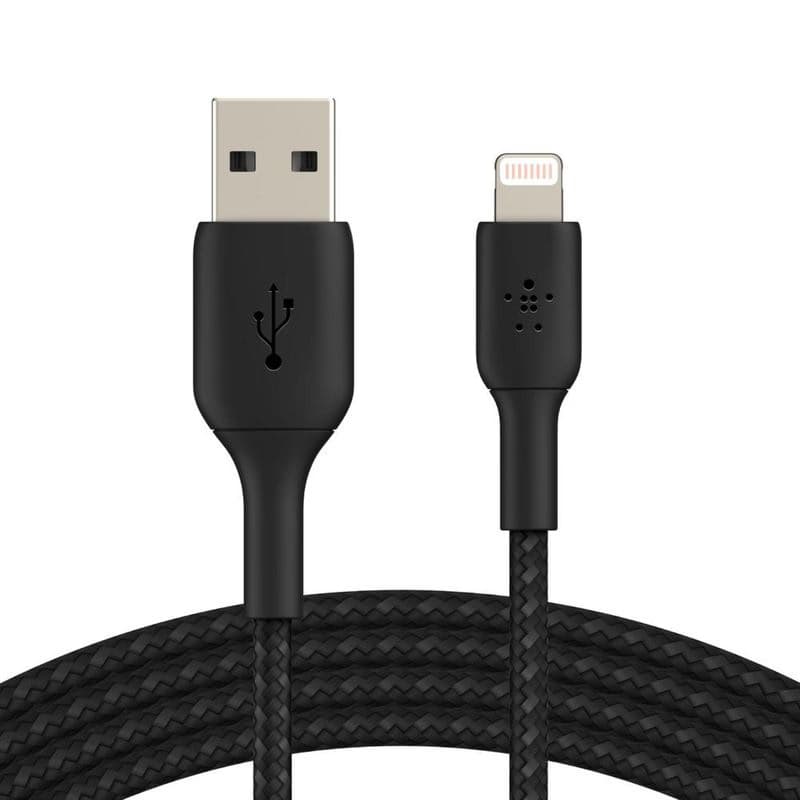 Belkin BOOST CHARGE ™ Lightning / USB-A kábel, 2m, čierny - odolný