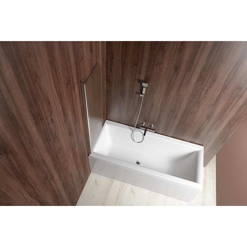 AQUALINE - VILMA vaňová zástena 600x1400, chrom, ľavá, matné sklo AQ6018L 2