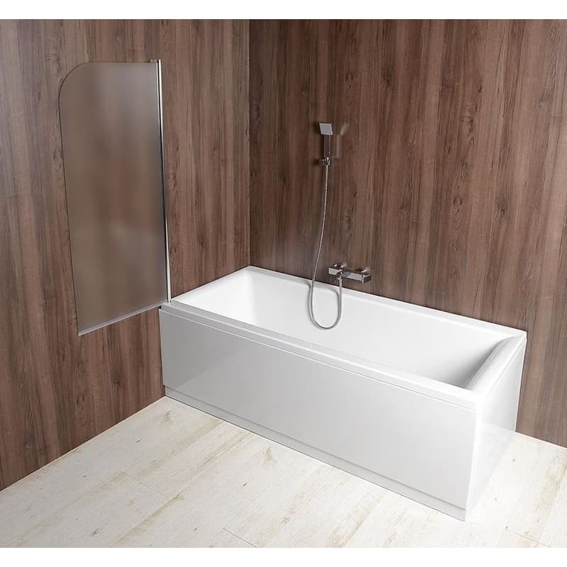 AQUALINE - VILMA vaňová zástena 600x1400, chrom, ľavá, matné sklo AQ6018L 3