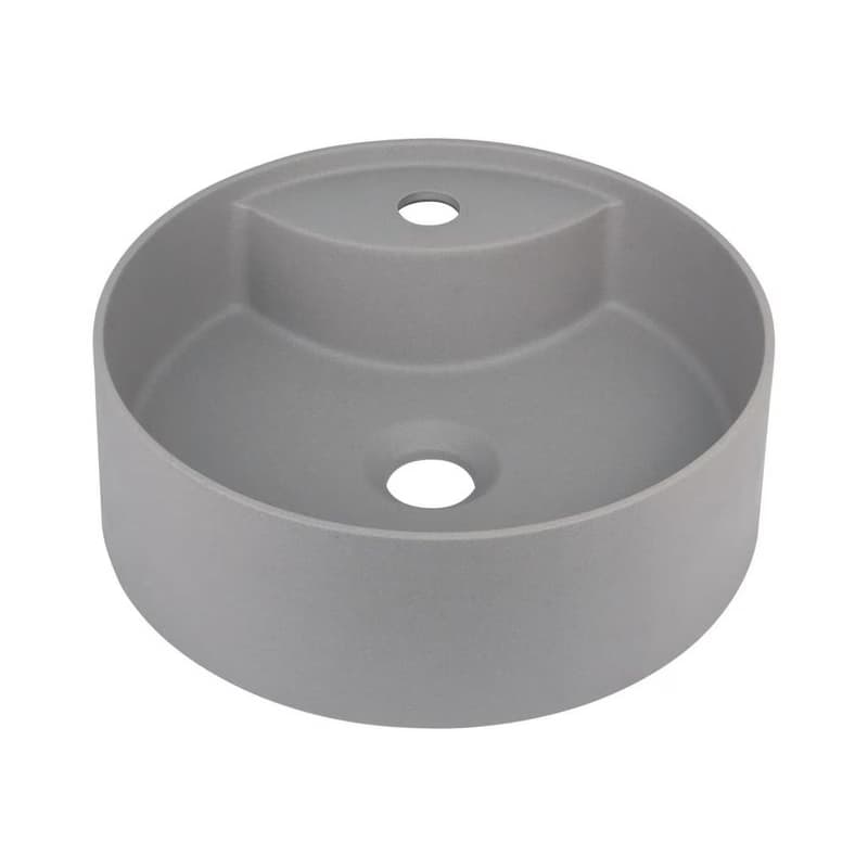 Deante CQS_SU4B-Umývadlo na dosku s otvorom SILIA pr. 36 cm granit/metalická sivá CQS_SU4B