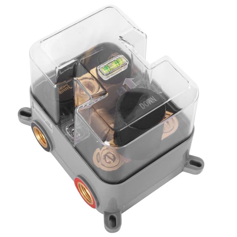 REA - Podomietková sprchová sada - matná čierna + BOX, TERMOSTAT REA-P8549 3