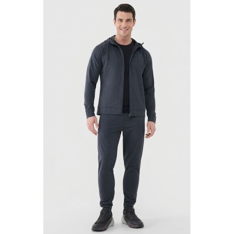 Pánske tepláky 4F TROUSERS FNK M1046-22M-ANTHRACITE MELANGE 3