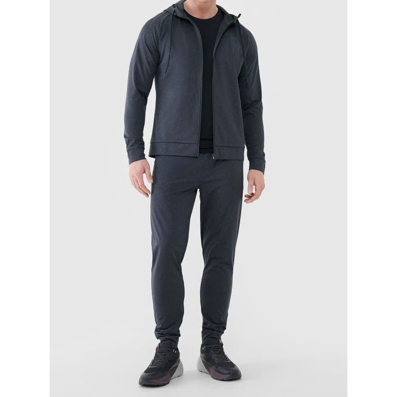 Pánske tepláky 4F TROUSERS FNK M1046-22M-ANTHRACITE MELANGE 5