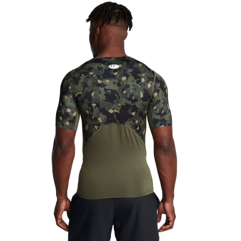 Pánske kompresné tričko s krátkym rukávom UNDER ARMOUR UA HG Armour Prtd SS-GRN 2