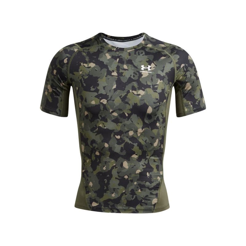 Pánske kompresné tričko s krátkym rukávom UNDER ARMOUR UA HG Armour Prtd SS-GRN 3