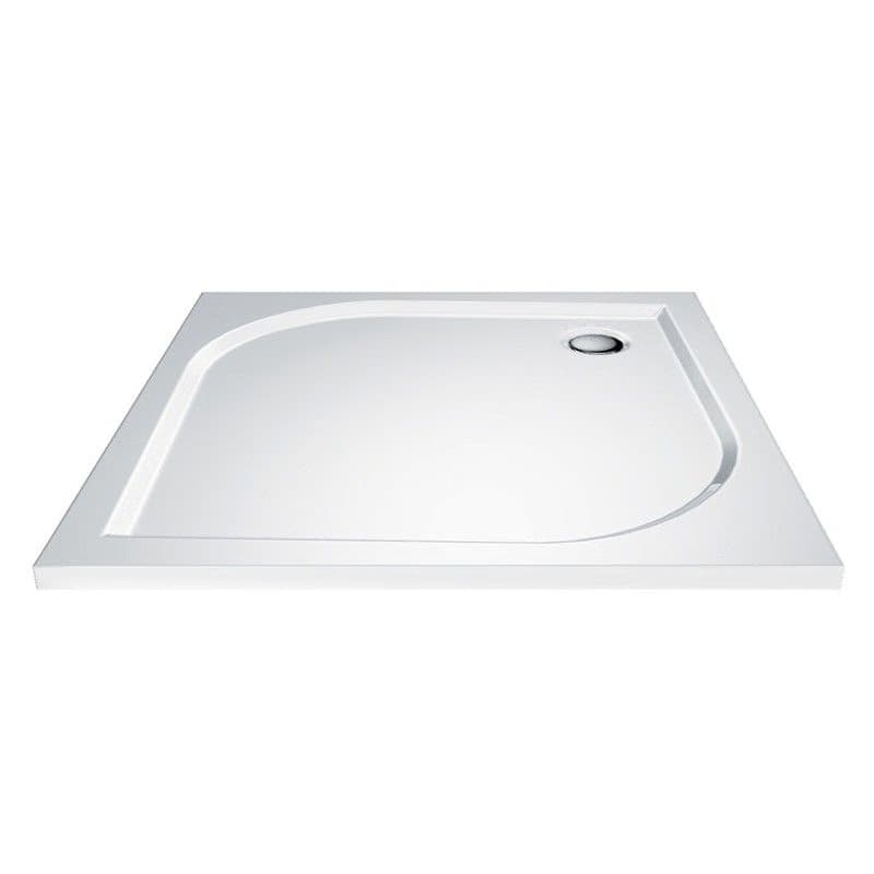 CERSANIT/S - SPRCHOVÉ DVERE 80 TRANSPARENT SKLO + vanička S154-005-SET1 2