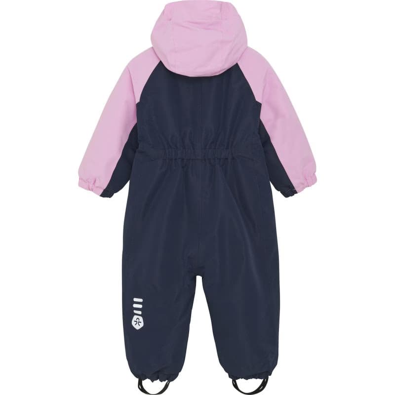 Dievčenský zimný overal COLOR KIDS Coverall - Colorblock & Solid-741597.5214-Lilac chiffon 2