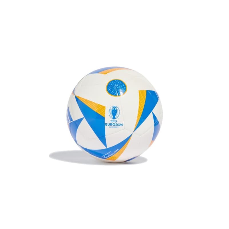 Futbalová lopta ADIDAS EURO24 CLB WHITE GLOBLU LUCORA