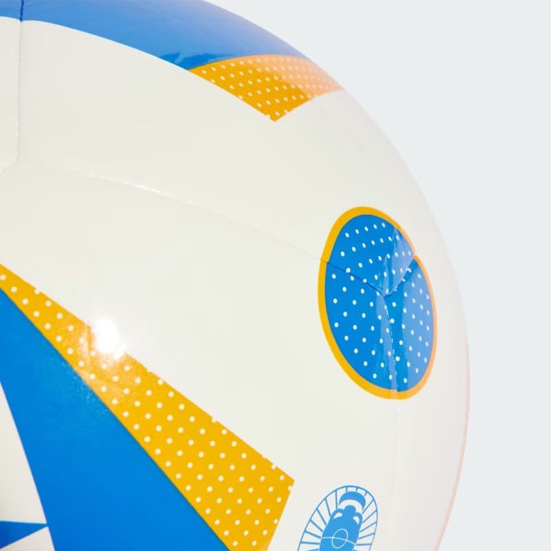 Futbalová lopta ADIDAS EURO24 CLB WHITE GLOBLU LUCORA 3