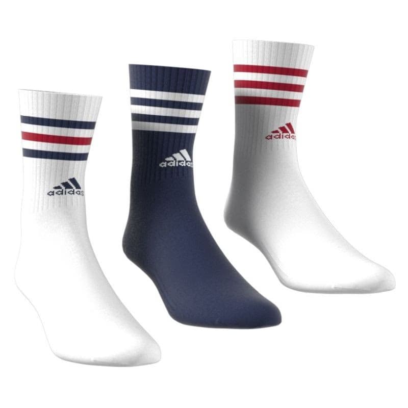 Ponožky ADIDAS 3 PACK-SPW CRW-WHITE NAVBLU WHITE B 2
