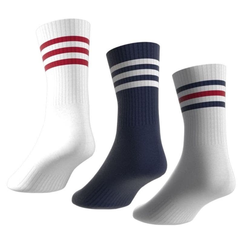 Ponožky ADIDAS 3 PACK-SPW CRW-WHITE NAVBLU WHITE B 3