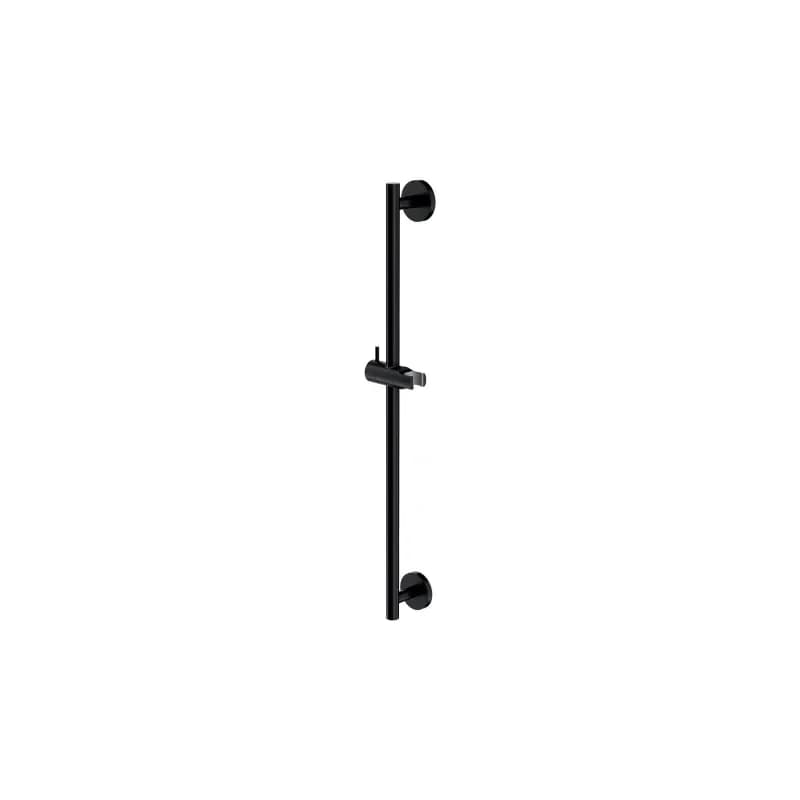 OMNIRES - Sprchová tyč s posuvným držiakom, 66 cm, čierna DR12BL 1