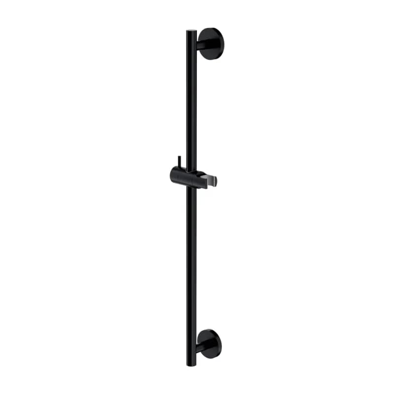OMNIRES - Sprchová tyč s posuvným držiakom, 66 cm, čierna DR12BL 2
