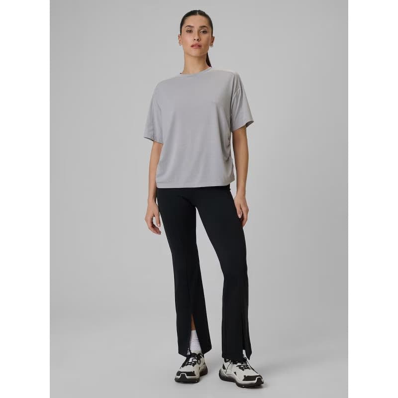 Dámske tréningové tričko s krátkym rukávom 4F TSHIRT FNK F1811-27S-COLD LIGHT GREY 6