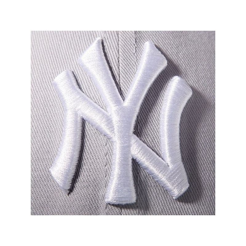 Šiltovka NEW ERA 940 MBL BASIC NY Yankees Grey White NOS 6