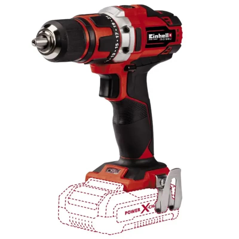 Einhell Vŕtací skrutkovač TE-CD 18/40 Li-Solo + PXC Štartovacia Sada 18V 2,5Ah PXC Starter Kit 1