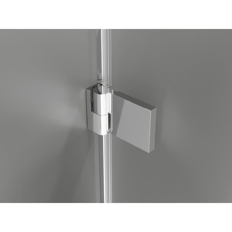 MEXEN/S - Lunar-B Duo sprchovací kút dvere krídlové 85 x 80, transparent, chróm 832-085L-080P-01-00 2