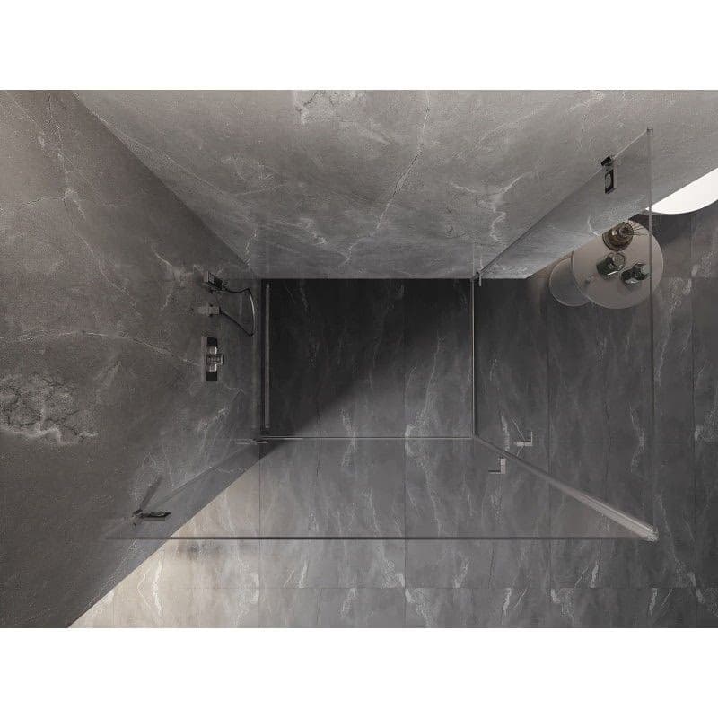 MEXEN/S - Lunar-B Duo sprchovací kút dvere krídlové 85 x 80, transparent, chróm 832-085L-080P-01-00 6