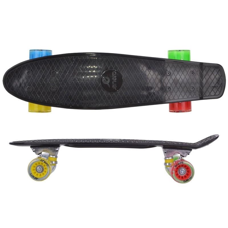 Pennyboard ENERO IRIS, 56 cm s LED kolieskami 6