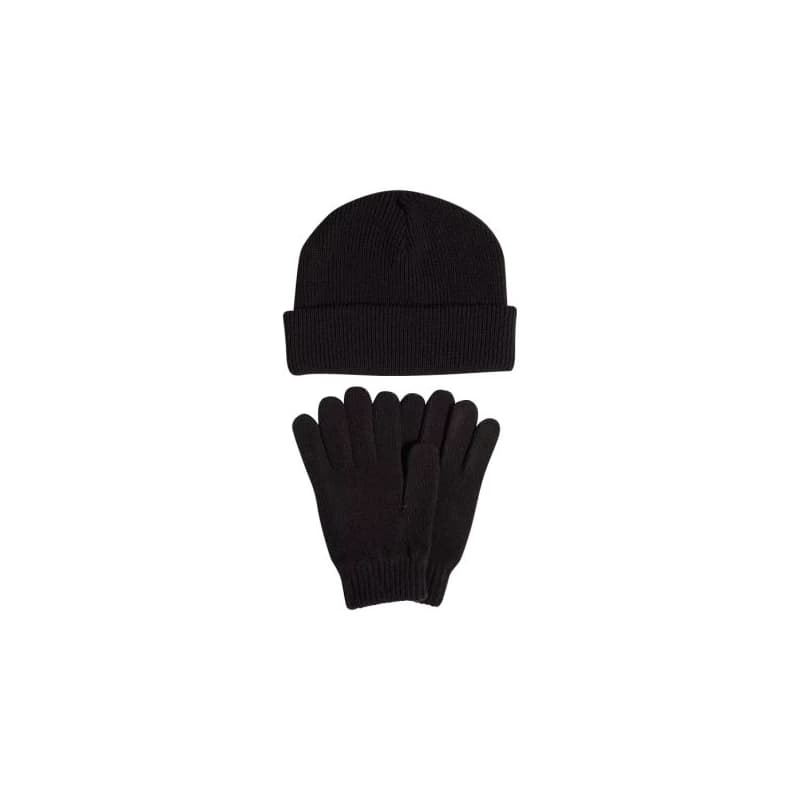 Dámska zimná čiapka ADIDAS Glove + Beanie 2 Pcs. Set black white 1