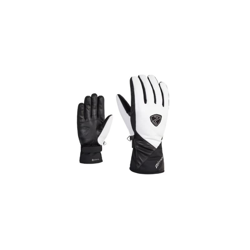 Dámske lyžiarske rukavice ZIENER KAMEA GTX-801198-112-white back
