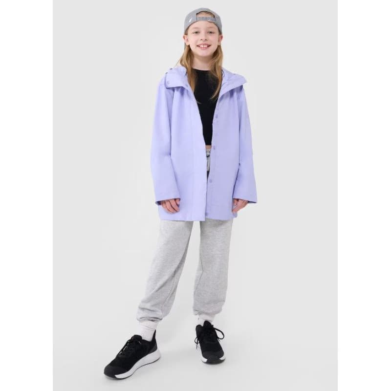 Dievčenský pršiplášť 4F JUNIOR JACKET U213-52S-LIGHT VIOLET 5