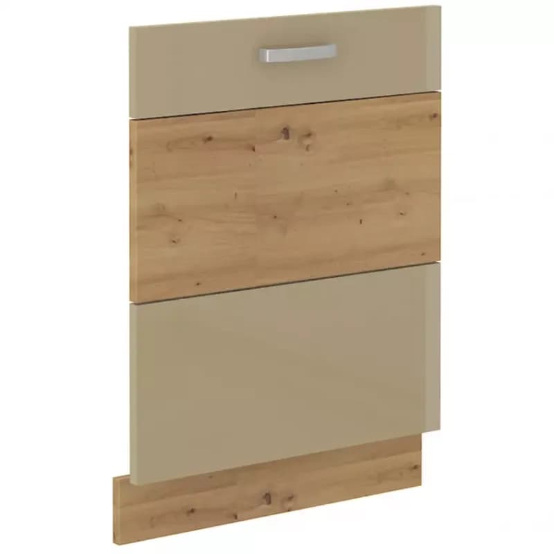 Artisan predná stena umývačky cappuccino lesk 713X596 1